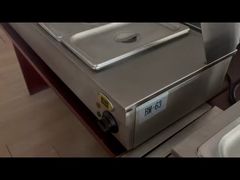 A Closer Look: Commercial Catering Electric Bain Marie 1.5kw 220V With Glass Cover